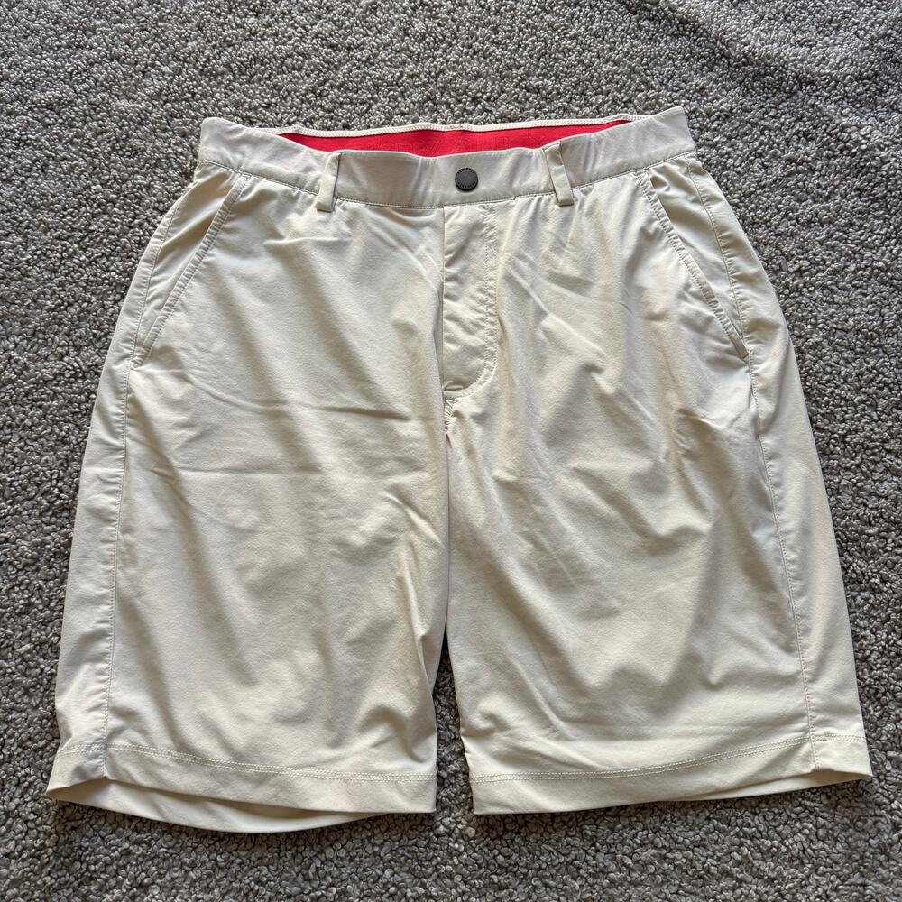 Redvanly Men’s Hanover Pull-On Shorts Oat Size Small